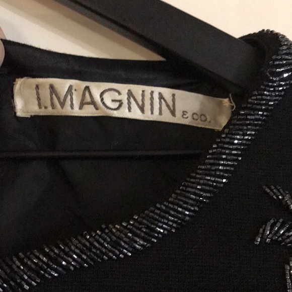 Vintage Imagnin & Co Beaded Wool Top - Picture 3 of 9